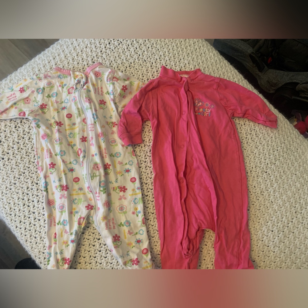 2 Pack Footie Pajamas